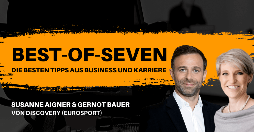 Susanne Aigner & Gernot Bauer von Discovery (Eurosport) in den Best-of-Seven