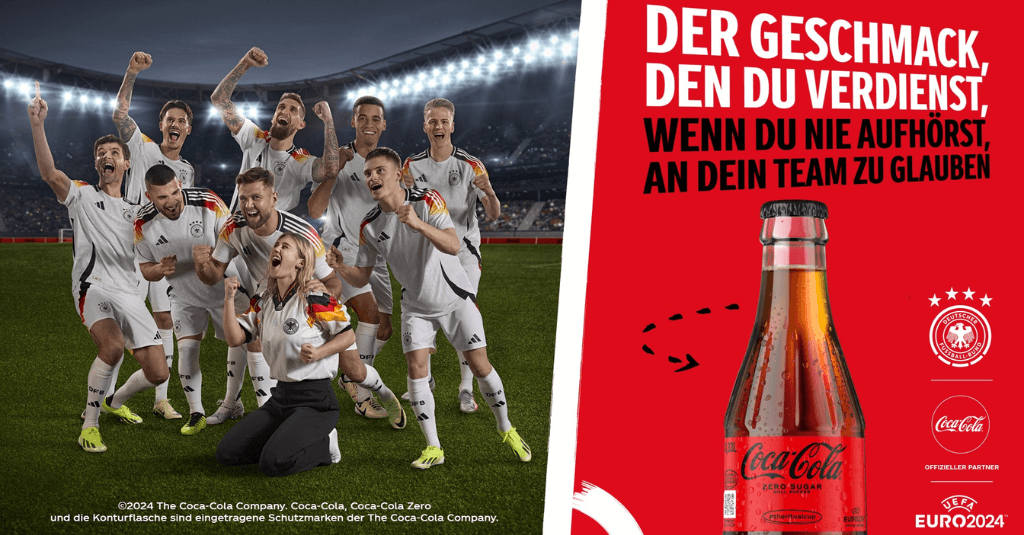 Coca-Cola bei der EURO2024
